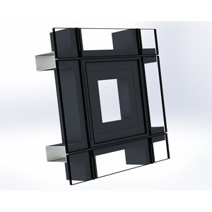 Perfiles de Fachada de Vidrio Serie 6000 6063 T5 para Edificios de Gran Altura, Sistema de Muro Cortina Fravi, Sistema de Muro Cortina de Aluminio - Product Image 1