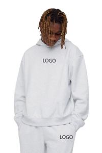 Custom Men’s White Tracksuit <b>Set</b> Hoodie <b>Jogger</b> Pants <b>Matching</b> Streetwear Casual Two Piece Sportswear - Product Image 3