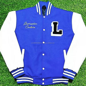 Vestes de Baseball Personnalisées de Haute Qualité pour Hommes, Broderie en Chenille, Veste Universitaire, Remplissage en Fibre de Polyester, Coupe-Vent d'Hiver - Product Image 3