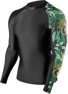 Camiseta de Compresión de Manga Larga para Hombre, para BJJ y MMA, con Costuras Planas, para Grappling, Venta al por Mayor en EE. UU. y Europa - Product Image 3