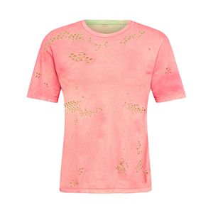 เสื้อยืดผู้ชายผ้าฝ้าย 100% พิมพ์ลายตามสั่งขายส่ง ทรงโอเวอร์ไซส์ ล้างสีแบบแอซิดวอช ปักลายคุณภาพสูง - Product Image 6