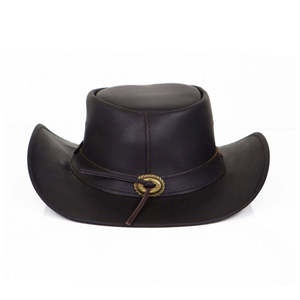 Nouveau design tendance, chapeau de cowboy sur mesure en fourrure véritable pour femme, doux et confortable, style western rayé, décontracté, plage, extérieur - Product Image 1