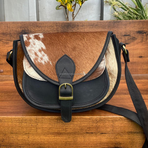 Cowhide Leather Handbags for Women Custom Genuine Leather Crossbody Purse Luxury Designer Sling <b>Bag</b> Western Leather <b>Bags</b> - Product Image 3