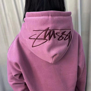 เสื้อฮู้ดดี้โอเวอร์ไซส์ทรงหลวมสไตล์สตรีทแฟชั่นฤดูใบไม้ร่วงฤดูหนาวสำหรับผู้ชาย ผ้าคอตตอนหนานุ่ม ล้างสีแบบแอซิดวอช สวมใส่สบายๆ - Product Image 5