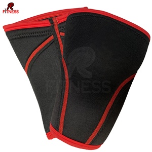 Genouillères de protection professionnelles réglables en Spandex et Nylon pour la musculation RC Fitness Wear - Product Image 1