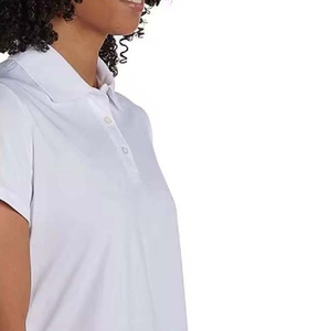 เสื้อโปโลแขนสั้นถักแบบลำลองสำหรับผู้หญิง ผลิตจากวัสดุรักษ์โลก แห้งเร็ว รับสกรีนโลโก้ ขายส่ง ระบายอากาศได้ดี - Product Image 6