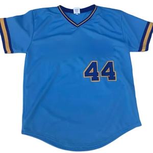 เสื้อเบสบอลซอฟต์บอลคุณภาพสูงแบบยูนิเซ็กซ์  พร้อมบริการสกรีนหรือปักโลโก้แบบซับลิเมชั่น  ผ้าตาข่าย - Product Image 1