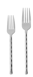 Juego de cubiertos de acero inoxidable elegante para siempre, el mejor acabado plateado, diseño personalizado, manijas encantadoras, juegos de cubiertos de calidad para venta al por mayor - Product Image 3