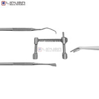 Kit de détartrage dentaire 5 pièces pour petits chiens, instruments d'hygiène buccale vétérinaire, outils de détartrage pour animaux de compagnie, instruments chirurgicaux manuels