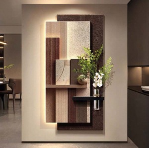 Décoration murale moderne de luxe pour intérieur, <span class=keywords><strong>peinture</strong></span> sur grès, culture de plantes, art décoratif - Product Image 1
