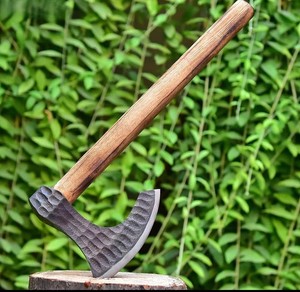 Custom Handmade Industrial Builder's Hatchet <b>Axe</b> Head Carbon Steel Blade 18 Inch Overall Length 3Lb Weight Wood Handle - Product Image 1