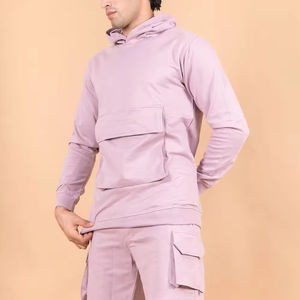 Cotton Breathable Wholesale <b>Men</b> Casual Hoodies and <b>Shorts</b> Set Two Piece <b>Shorts</b> Outfit <b>Long</b> Sleeve <b>Men's</b> Hoodie and <b>Short</b> Sets - Product Image 5