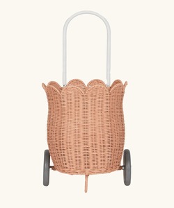 Natural color petal-edged trailer Handmade <b>Storage</b> <b>Basket</b> Wholesale eco-friendly Made in Vietnam Ready to stock - Product Image 1