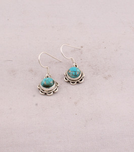 Wholesale Shree Jaipur <b>Silver</b> 925 Sterling <b>Silver</b> Bezel Set Crystal Drop <b>Earrings</b> Handmade Vintage Water Drop Engagement <b>Dangle</b> - Product Image 5
