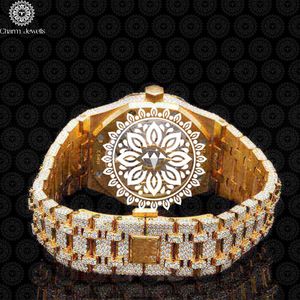 Reloj de Lujo Charm Jewells de Acero Inoxidable de 40 mm con Movimiento Mecánico Analógico para Hombre, Cierre Oculto con Botón de Presión, Resistente al Agua hasta 10 Bares - Product Image 2