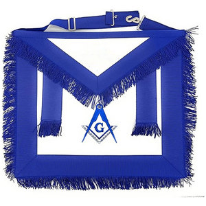 Delantal Masónico Clásico con Estilo Tradicional, Material Premium y Bordes Elegantes para Reuniones de Logias - Product Image 1
