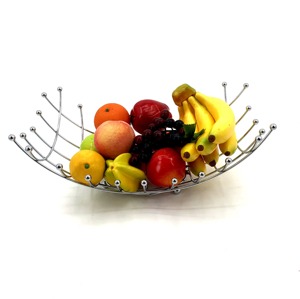 Cesta de Frutas Metálica Hecha a Mano en India a Bajo Precio, para Uso en Cocinas Domésticas, para Almacenar Frutas y Verduras Frescas - Product Image 4