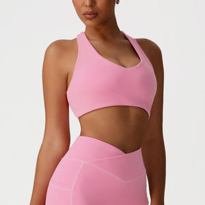 Custom Women's High Support Sports Bra Beauty Back Breathable Shockproof Quick Dry Gym Fitness Top OEM Activewear - Product Image 6