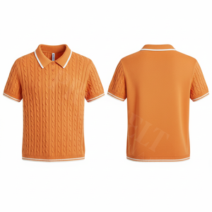 Nouveau Polo Tricoté Tendance 2026 pour Hommes – Qualité Supérieure Coton Polyester Manches Courtes Séchage Rapide - Product Image 4