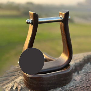 Estribos de Madera Hechos a Mano, Reposapiés de Madera Natural para Montar a Caballo y Soporte Ecuestre - Product Image 3