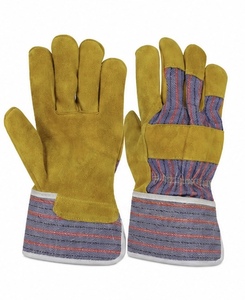 Gants de travail canadiens en cuir robuste, antidérapants, résistants à la chaleur, durables, respirants, flexibles, texture lisse, haute performance - Product Image 1