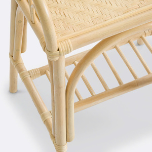 New Arrival Rattan Kids Desk And Chair Set Handwoven Wicker <b>Study</b> <b>Table</b> Kids Furniture Montessori Playroom Nursery Desk Set - Product Image 6