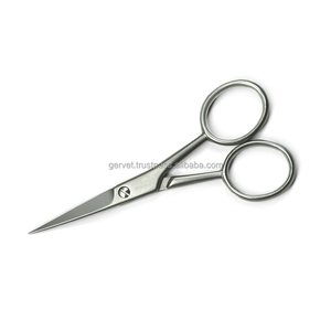 Tijeras de Acero Inoxidable de Grado Médico de Calidad Premium para Manicura, Cejas y Bigote, con Tornillo Real de 4 Pulgadas - Product Image 5