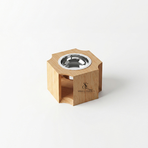 Unique Wooden <b>Bakhoor</b> Burner Modern Star Shape Arabic <b>Oud</b> Incense Holder Stand With Removable Metal Charcoal Cup Incense Use - Product Image 2