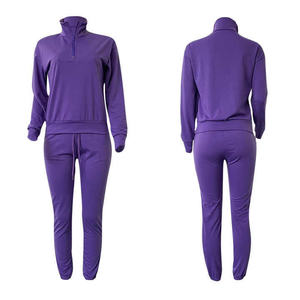 Premium Women's Athletic <b>Jumpsuit</b> Long Sleeve High Neck Zip Up Sportswear Gym <b>Workout</b> Yoga Fitness Training Bodysuit Wholesale - Product Image 6