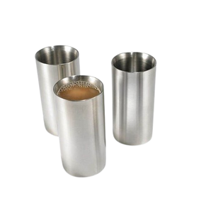 Set of Two Shiny Copper Plated Tumbler Stainless Steel Mug <b>Double</b> <b>Wall</b> BPA Free Whole Sale Price - Product Image 6