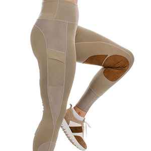 Pantalones de Montar de Máxima Comodidad con Tela de Compresión Suave al Tacto y Cintura Ancha para Atletas Ecuestres Activos - Product Image 6