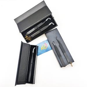 Pince à épiler double pour cils, couleur personnalisée, durable, de précision, antistatique, en acier inoxydable, pointes diamantées, multi-usages, logo personnalisé - Product Image 3