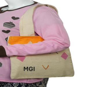 Sac fourre-tout décontracté en toile de coton MGI, motif visage souriant, mini sac à bandoulière pour femme, réglable, idéal pour le shopping – Nouvelle collection, vente flash - Product Image 6