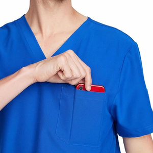 Conjunto de uniforme médico cómodo de algodón 100% tejido para mujer, estilo jogger, con detección de agujas, de alta calidad, venta al por mayor OEM - Product Image 5