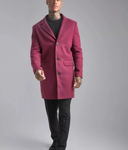 Manteau long en laine pour homme, classique, élégant et chaud, idéal pour l'hiver – Vêtement d'extérieur tendance – Fournisseur d'usine en gros – Mélange de laine chaud pour l'hiver - Product Image 2