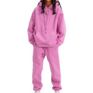 Survêtements pour hommes surdimensionnés et élégants personnalisés, de haute qualité, avec tissu respirant, logo brodé, survêtements pour hommes - Product Image 4