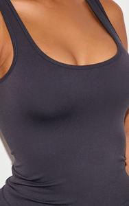 เสื้อกล้ามครอปคอกลมสำหรับผู้หญิง แบบขายส่งตามสั่ง ทรงเข้ารูป สำหรับโยคะ ออกกำลังกาย ฟิตเนส แอคทีฟแวร์ เสื้อโยคะ - Product Image 3