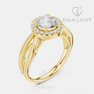 Bague de mariage ronde 0,95 carat, bijoux fins, certifiée IGI, or blanc 14 carats, diamant de laboratoire, bague de fiançailles et d'anniversaire - Product Image 6