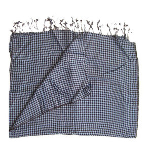 Elegant Hounds Tooth Jacquard Scarf Knitted Viscose Scarf Stole Soft Warm Fashion <b>Wrap</b> <b>Shawl</b> Winter Luxury Neck Scarf for Women - Product Image 3