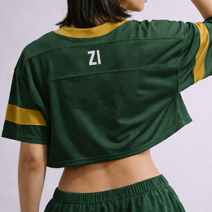 Professional Custom Wholesale American Football Jersey Sublimated Basketball Cropped <b>Top</b> Breathable Summer Jersey Shirt Design - Product Image 6