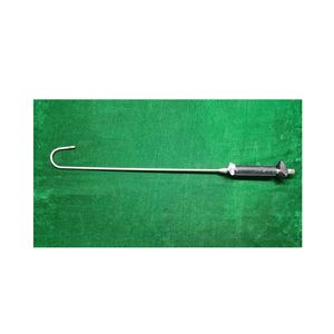เครื่องมือผ่าตัดแบบโค้งทำจากสแตนเลสสตีล ยี่ห้อ Debakey Satinsky Clamp ขนาด 10 มม. x 330 มม. สำหรับการผ่าตัดผ่านกล้อง ได้รับการรับรองมาตรฐาน CE ใช้ซ้ำได้ - Product Image 1
