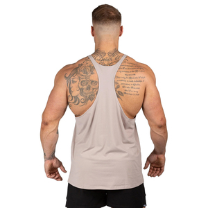Camiseta sin mangas para hombre, personalizada, para gimnasio, culturismo, fitness, ligera, transpirable, ecológica, con cuentas vintage - Product Image 2