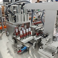 Machine d'assemblage de tubes à rouge à lèvres entièrement automatique QFW, haute capacité 3600-4000 PCS/H, ligne cosmétique PLC, OEM personnalisé