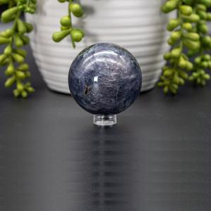 Pierre de guérison en iolite naturelle, pierre précieuse polie pour la méditation Reiki, décoration énergétique, fabrication de bijoux, vente en gros - Product Image 6