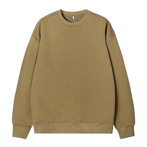 Sudadera de mujer de forro polar suave, jersey holgado de manga larga, top informal para uso diario, cuello redondo de invierno, tela cómoda, ropa urbana. - Product Image 5