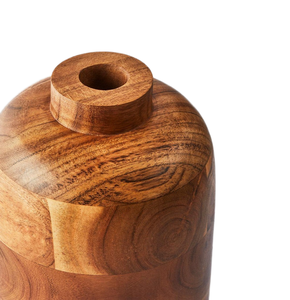 งานฝีมือทำด้วยไม้เนื้อเบา ดีไซน์ลายไม้ธรรมชาติ สำหรับตกแต่งสไตล์เรียบง่าย จัดแสดงดอกไม้แห้งสำหรับโต๊ะกลางวันแม่ - Product Image 3