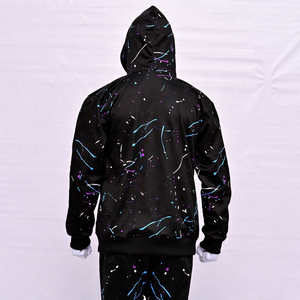 Custom Men's High Quality Fully Sublimation Oversized Hoodie and Sweatpants OEM Heavyweight 100% Cotton <b>Tracksuit</b> for Men's - Product Image 5