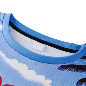 Camisetas de sublimación con cuello redondo al mejor precio, último diseño, logotipo personalizado, camisetas de sublimación para hombre en venta en línea - Product Image 4
