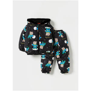 Ensemble de vêtements pour enfants coréens OZKIZ WE01, style décontracté, motif de dessin animé, mode d'hiver pour garçons de 2 à 6 ans, vente en gros - Product Image 1