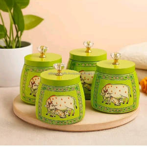 Pot à fruits secs en métal artistique avec un design artisanal pour le rangement et la présentation décorative - Product Image 3